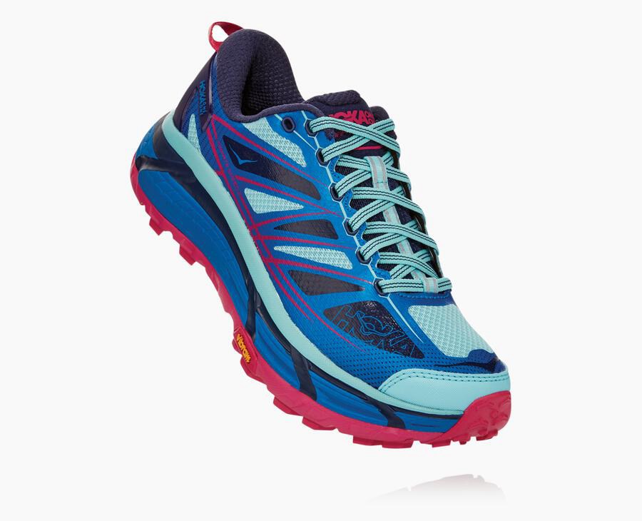 Tenis Hoka One One Trail Mujer Azul Marino - Mafate Speed 2 - QTCE78624